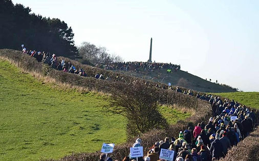 March to Tandle Hill Monument
