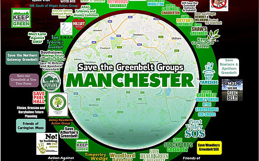 Groups around Manchester fighting to save their precious green belt